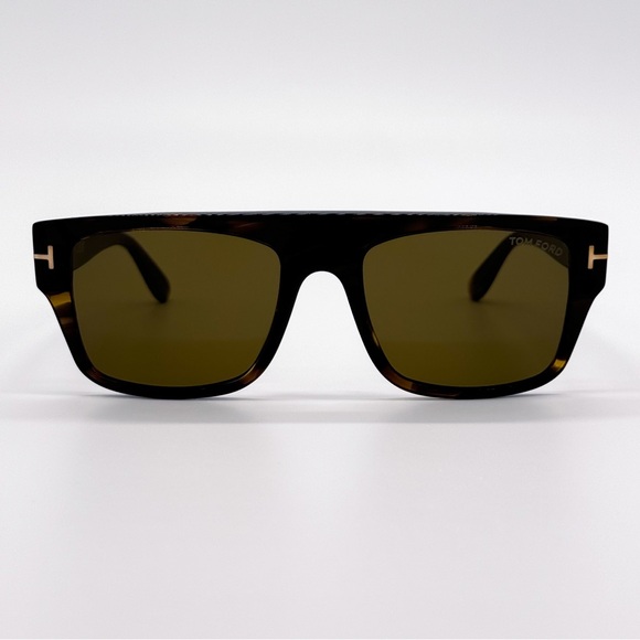 NEW TOM FORD DUNNING-02 TF907 48J MEN SUNGLASSES FT0907/S HAVANA GREEN - Picture 3 of 9